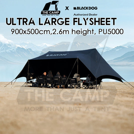 Blackdog Ultra Large Flysheet Tarp Sunshade Outdoor Camping Commercial Awning Dome Shelter CBD2450WS046