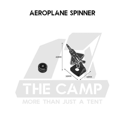 Shinetrip 19 Tornado Light Accessories Spinner Aeroplane Lamp Rod Holder 1/4 Spinning Nut Lamp Outdoor Camping Tactical