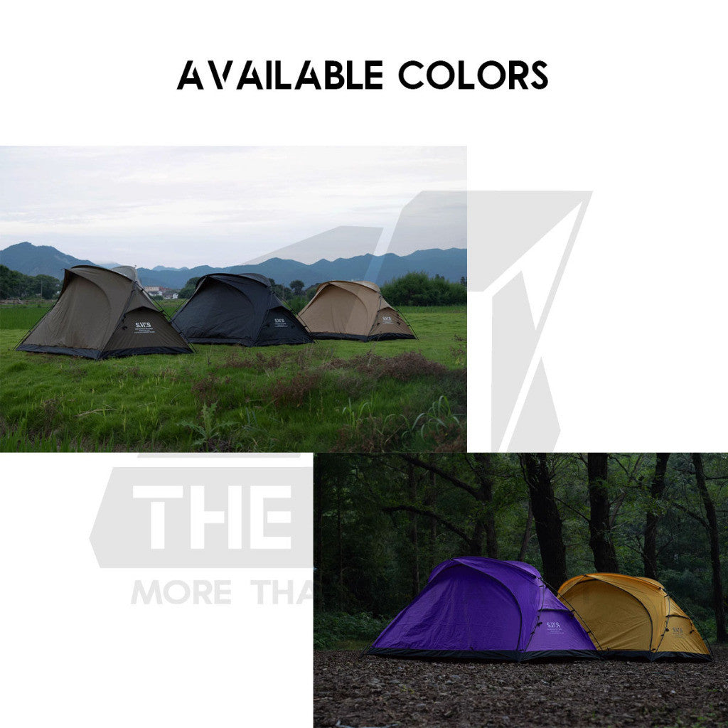 Wellhike SWS 2 Person Hiking Tent Morning Mist Lightweight Portable with Mesh Outdoor Camping Solo Khemah Rain Cover