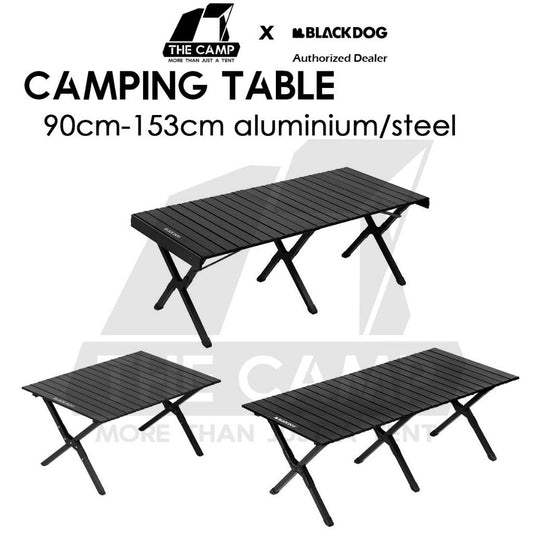 Blackdog Camping Table Folding Foldable Black Egg Roll Outdoor Aluminium Carbon Steel CBD2550JJ032 CBD2550JJ012