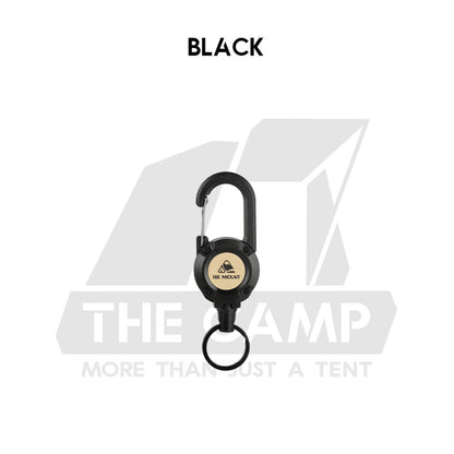 Retractable Buckle Lanyard Clip Carabiner Outdoor Camping Tactical Pull Badge Keychain Anti Lost Thief Light Hanger