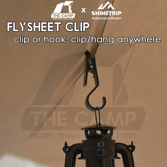 Shinetrip Flysheet Clip Hook Hanger Outdoor Camping Tent Awning Clamp Anti Slip Canopy Clips