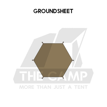 Naturehike Hexagon Auto Dome Shelter Accessories Quick Opening Tent Canopy Flysheet Door Mesh TPU Cloth CNK230WS014