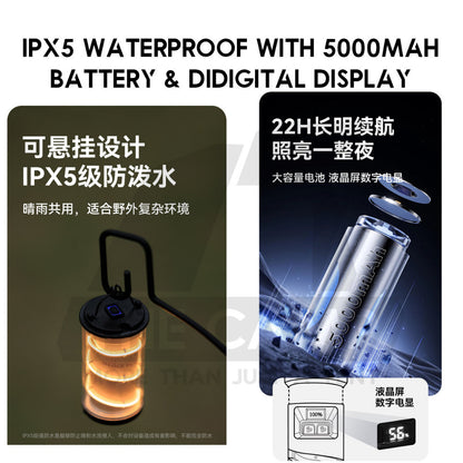 Blackdog Detachable Torch Light Atmosphere Light 2 in 1 Outdoor Camping LED Lamp Lantern Lampu CBD2450ZM011