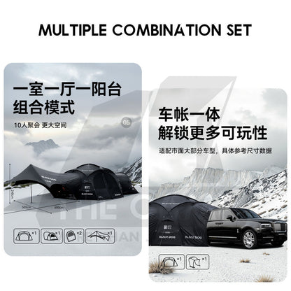 Blackdog Manual Dome Shelter with optional Tent Flysheet Car Connector Groundsheet Door Cloth Mesh CBD2550WS010