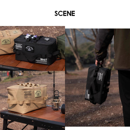 Wellhike SWS Tactical Storage Bag for Kettle Pot Utensil Outdoor Camping Cookware Equipment Stove Organizer Beg