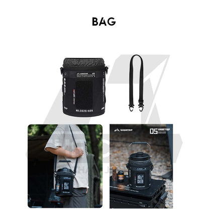 Shinetrip 2L Thermos Bottle 48 Hours Cooling 304 Stainless Steel Portable Outdoor Camping Travel Ice Bucket Case