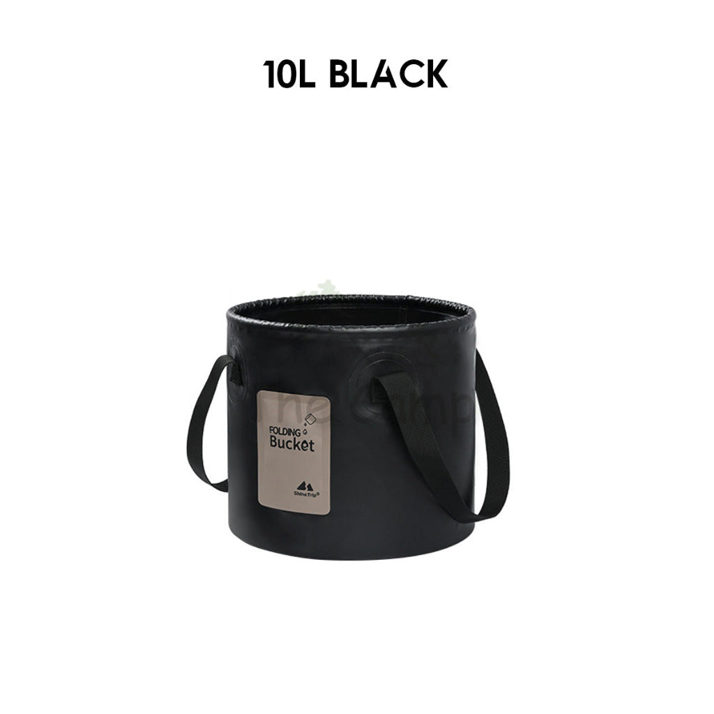 Shinetrip 10L 20L Foldable Water Round Bucket Outdoor Camping Folding Picnic Washbasin Portable Water Storage Container