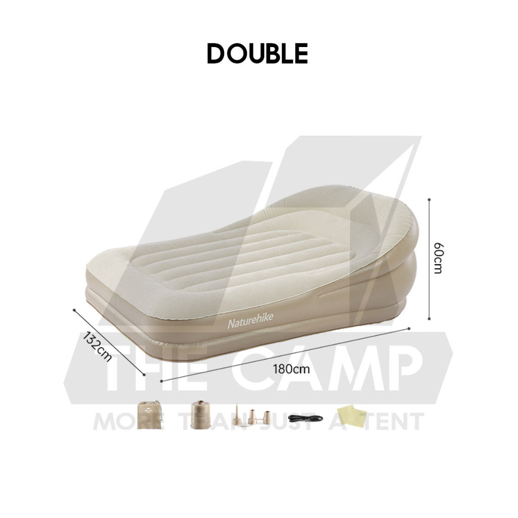 Naturehike Inflatable Sofa Bed Outdoor Camping Chair Single Double Bed Mattress Table Flysheet Tarp Pump CNK2300DZ020
