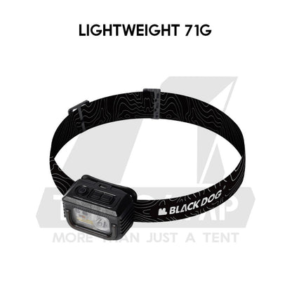 Blackdog Headlight with Sensor Wave Control Head Lamp Head Light Outdoor Camping Hiking Waterproof CBD2450ZM010