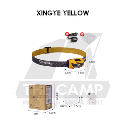 Naturehike LED Headlamp Battery Camping Hiking Headlight Ultralight Flashlight SOS Red Light IP66 CNK2300DQ020