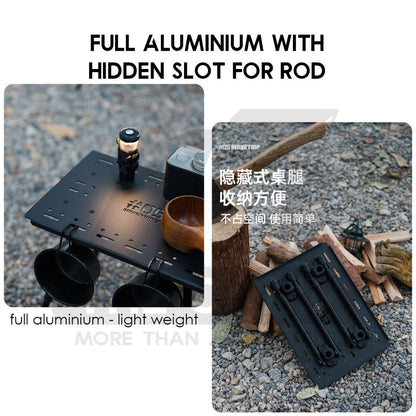 Shinetrip Stool / Table IGT Standard 1 Module Surface Panel Adjustable / Fixed Combination Table Outdoor Camping