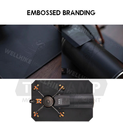 Wellhike SWS Spider Stove Base / Gas Sleeve PU Leather Case Set Soto Anti Slip Base Cover