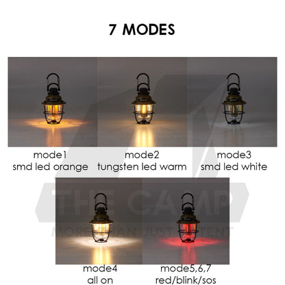 Wellhike SWS Pine Cone Light Retro Lamp Outdoor Camping LED Mini Light Atmosphere Atmospheric Lantern Lampu Khemah