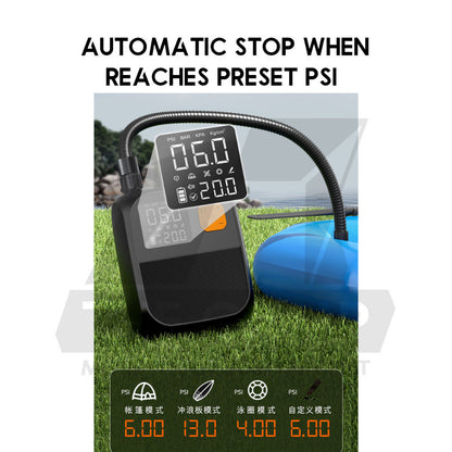 Air Pump for Air Tent SUP Board Air Bed 20PSI 8000mah Portable Electric Car Ciggy Plug