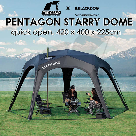 Blackdog Pentagon Starry Auto Dome Shelter Quick Opening Inner Tent Door Mesh Cloth Groundsheet CBD2550WS028