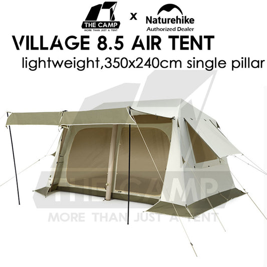 Naturehike Village 8.5 Air Tent Outdoor Camping Single Pillar Lightweight Inflatable Cabin Tent CNK2300ZP019