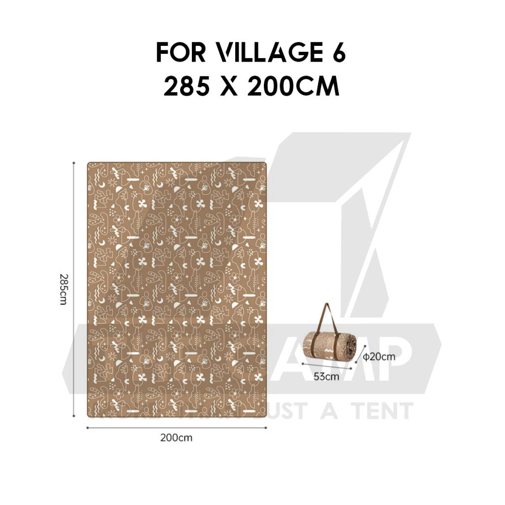 Naturehike Ultrasonic Carpet Mat for Village 13 Village 6 Outdoor Camping Picnic Tent Waterproof Vicore CNK2350WS010