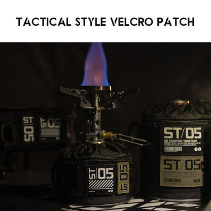 Shinetrip ST05 Tactical Velcro Patch Nylon Metal Military Badge Sticker Outdoor Camping Gas Cover Sleeve Chair Table Bag