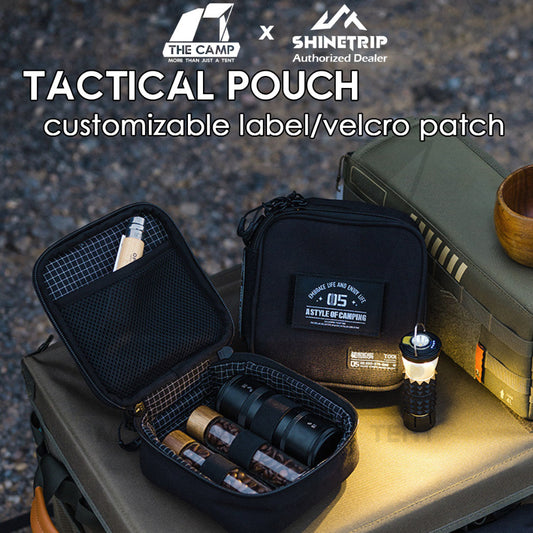 Shinetrip Tactical Storage Bag Pouch ST05 optional Velcro Patch Labelling Patch Light Lamp Hanging Beg