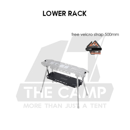 Shinetrip Skateboard Rack Table ST05 Tactical IGT Series Folding Table Shelf Storage Aluminum Alloy Meja Rak Khemah