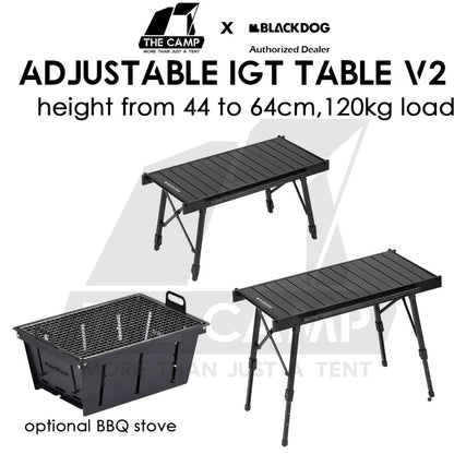 Blackdog IGT Combination Table V2 Multifunctional Aluminum Portable Outdoor Camping Folding Light Weight CBD2450JJ034