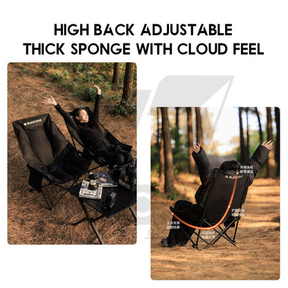 Blackdog Foldable Chair Camping Outdoor Foldable Folding Moon Chair Tent Table Flysheet Black CBD2300JJ020 CBD2300JJ026