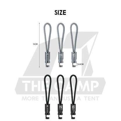 Shinetrip Paracord Hanging Clip Strap Tactical Style Spring Clips Multipurpose Hanging Rope Strap A515
