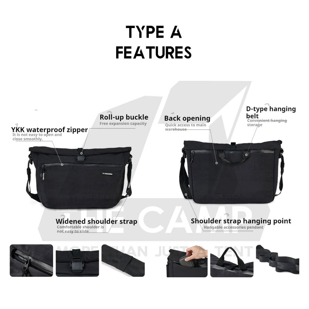 Naturehike Sling Bag Backpack Tote Shoulder Casual Camping Travel Messenger Satchel Wallet Beg CNK2450XB022 CNK2450XB025
