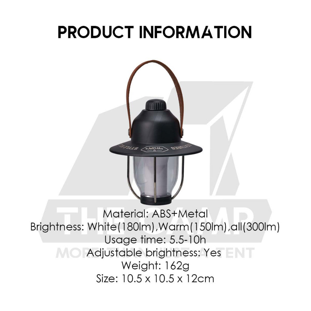 Wellhike SWS Hazelnut Light Retro Lamp Outdoor Camping LED Mini Light Atmosphere Atmospheric Lantern Lampu