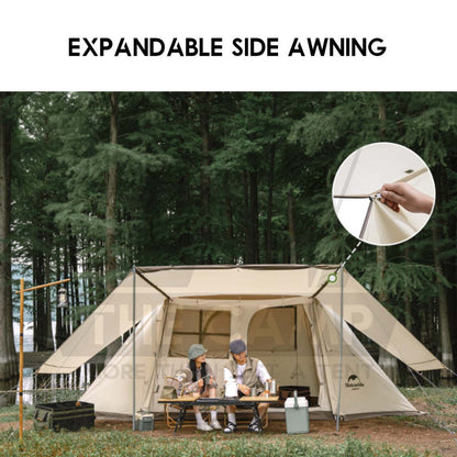 Naturehike Village 5 Automatic Tent Auto With Flysheet Snow Skirt Village 5.0 Outdoor Camping Khemah NH21ZP009