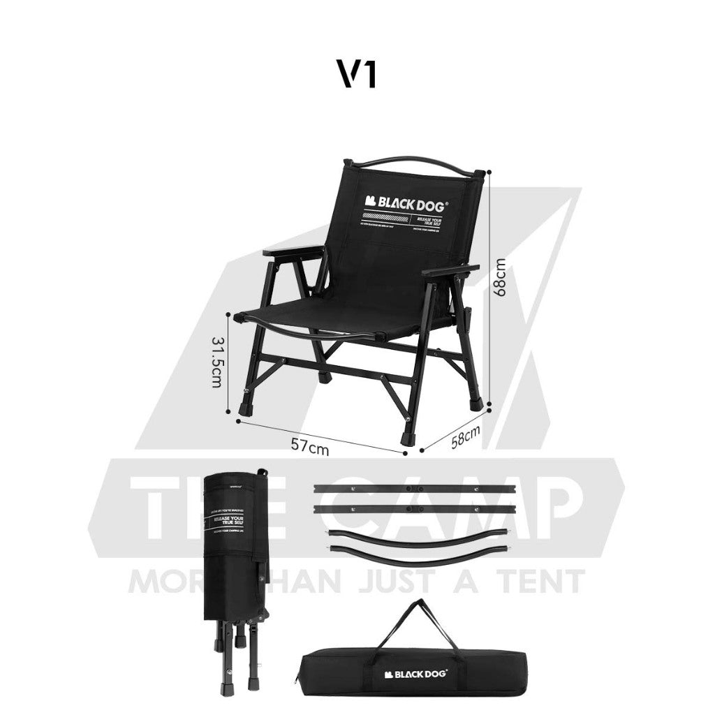 Blackdog Detachable Kermit Chair V1 V2 Foldable Tactical Back Heavy Duty Outdoor Camping CBD2550JJ050 CBD2450JJ043