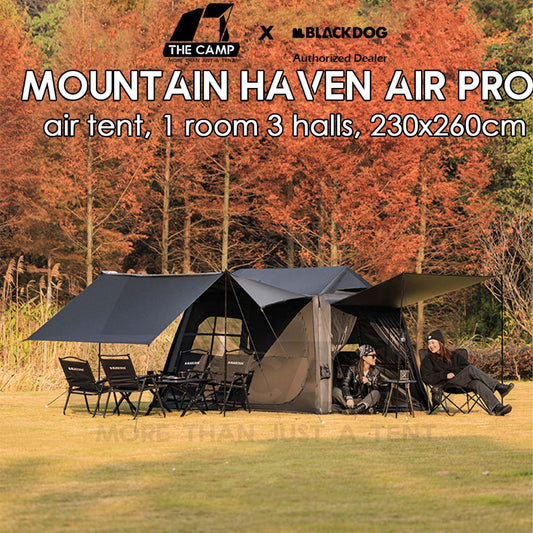 Blackdog Mountain Haven Air Pro Air Tent PU3000mm Inflatable Outdoor Camping Khemah Angin CBD2550WS066