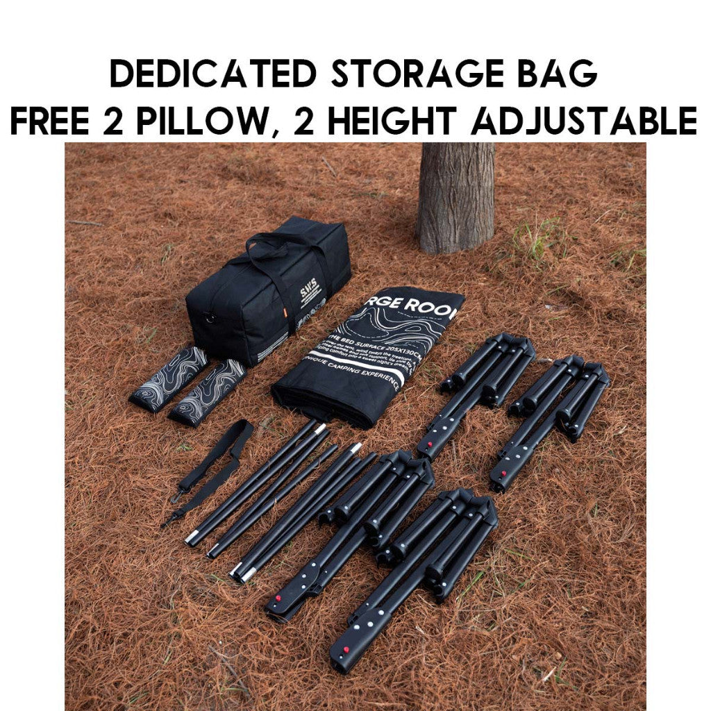 Wellhike SWS Double Cot Bed Extra Thick Outdoor Camping 10cm Sponge 3D Mattress Bed Katil Tilam