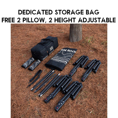 Wellhike SWS Double Cot Bed Extra Thick Outdoor Camping 10cm Sponge 3D Mattress Bed Katil Tilam
