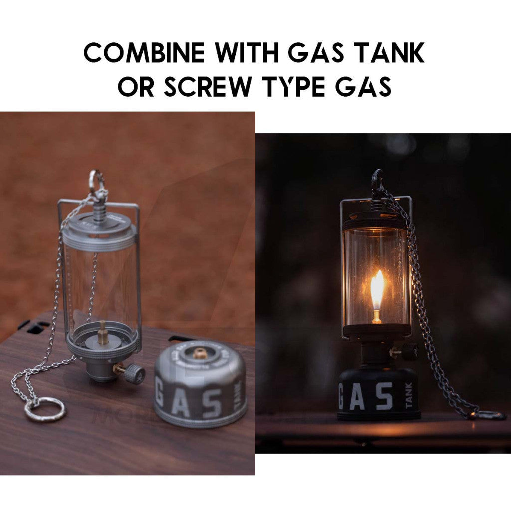 Wellhike SWS Gas Lamp Refillable Reusable Latern Light Aluminium Butane Gas