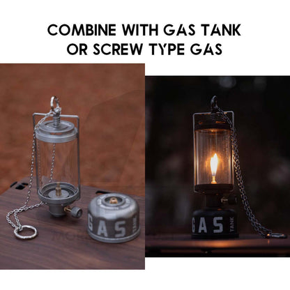 Wellhike SWS Gas Lamp Refillable Reusable Latern Light Aluminium Butane Gas