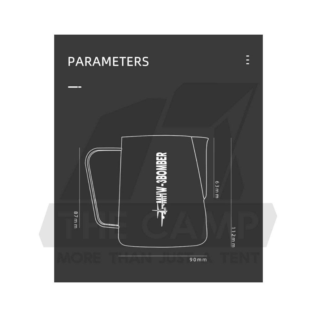 MHW-3BOMBER - Milk Frothing Pitcher 3.0 bomber pitcher Milk Frothing Pitcher Steamer Cup