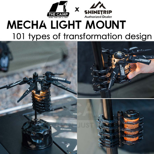 Shinetrip Mecha Light Mount for 19 Tornado Light Accessories Deep Wing Outdoor Camping Lamp Stand Pole A552