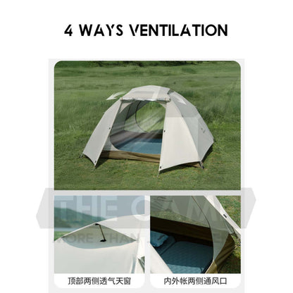 Naturehike YunChuan Ultralight Tent 2pax / 3pax Hiking Waterproof UPF50+ Outdoor Camping Khemah 2 Layers CNK2300ZP024