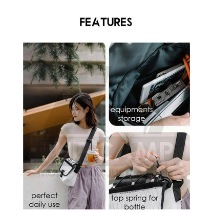 Naturehike Sling Shoulder Bag Outdoor Camping Travel Messenger Satchel Wallet Beg Unisex Kids Perempuan Gift C2450CF010