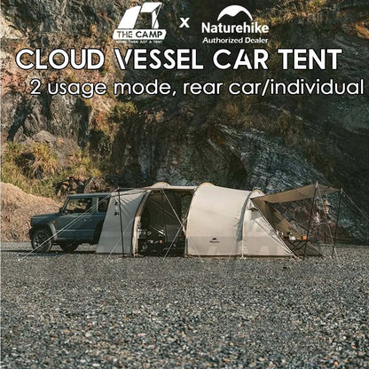 Naturehike Cloud Vessel Rear Car Tunnel Tent 2 in 1 Outdoor Camping Khemah Kereta CNH22ZP013