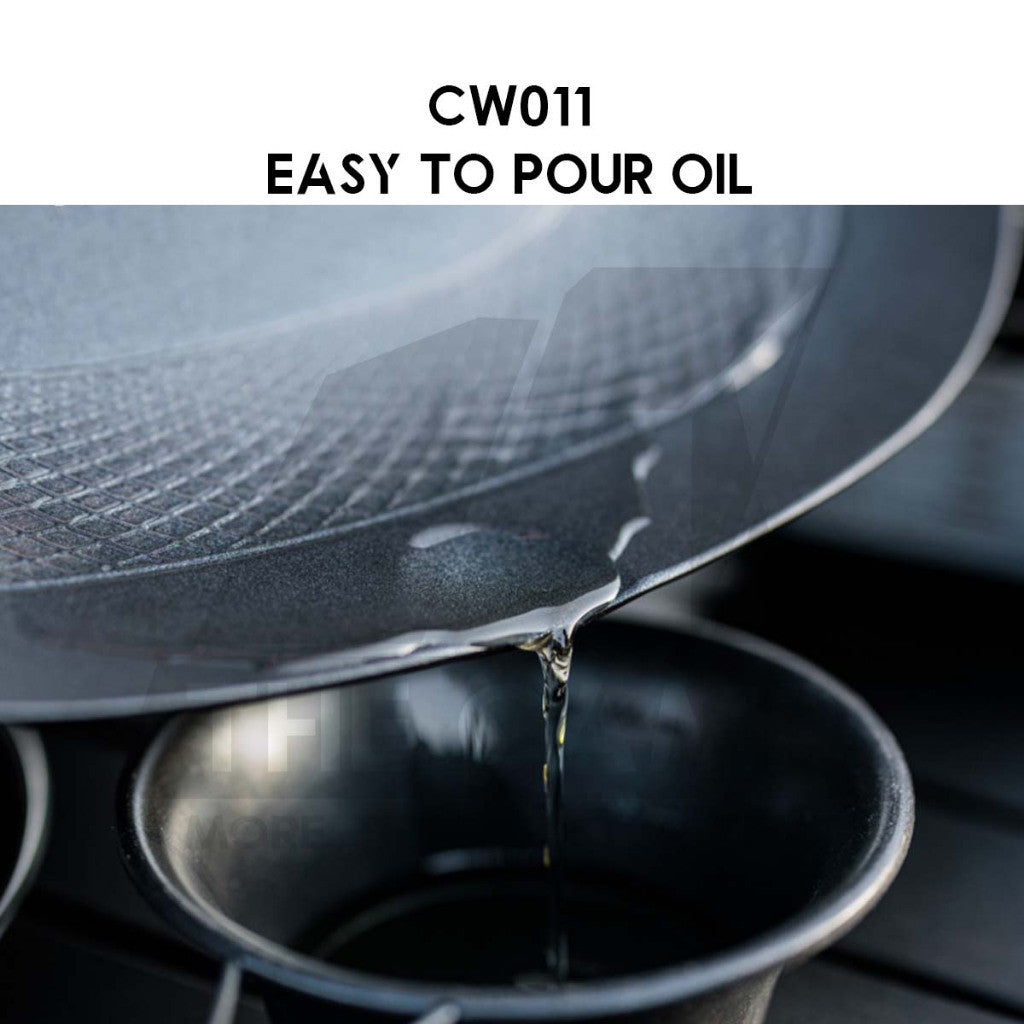 Blackdog BBQ Grill Pan Non Stick Coating Outdoor Camping Korean Style Design Wok Frying Cooking Cookware CBD2550CF021