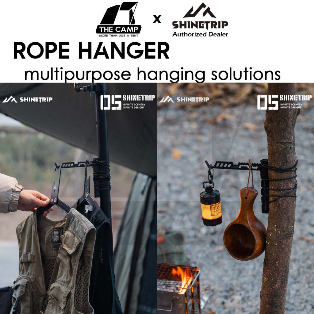 Shinetrip Rope Hanger Lamp Lantern Hanger Tripod Cloth Light Stand Outdoor Camping A567