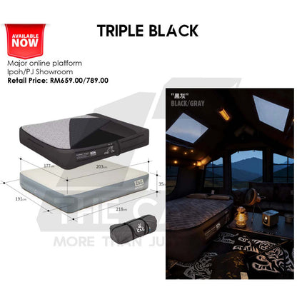 CC Drop Stitch Air Mattress with Bed Sheet Bed Cover 30cm Sponge Outdoor Camping Tilam Cadar