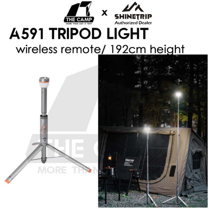 Shinetrip A591 Tripod Light 1.92m Tactical Telescopic Aluminium LED Work Stand Magnet Adjustable Lamp Outdoor Camping