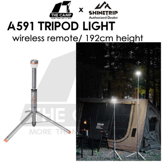 Shinetrip A591 Tripod Light 1.92m Tactical Telescopic Aluminium LED Work Stand Magnet Adjustable Lamp Outdoor Camping