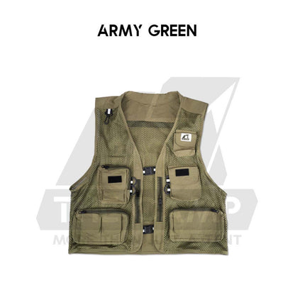 TheCamp Sleeveless Casual Vest Outdoor Camping Fishing Hiking Picnic Mesh Type