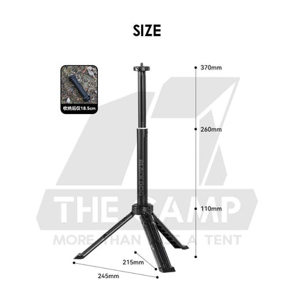 Blackdog Tripod Adjustable Height 3 Level Outdoor Camping Light Rod Retractable Light Lamp Stand CBD2550PJ061