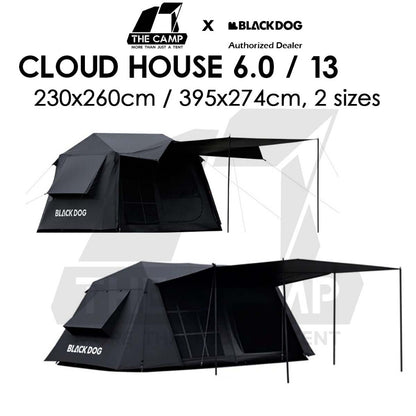 Blackdog Cloud House Auto Tent 6 6.0 13 Automatic Outdoor Camping PU3000mm YunShe Khemah CBD2550WS018 CBD2550WS025